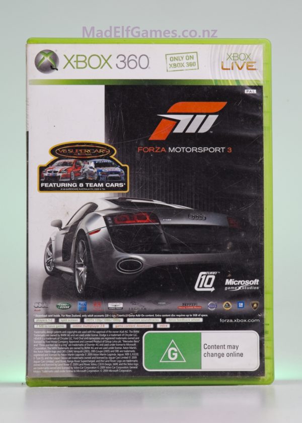 Forza Motorsport 3 & Halo 3 ODST